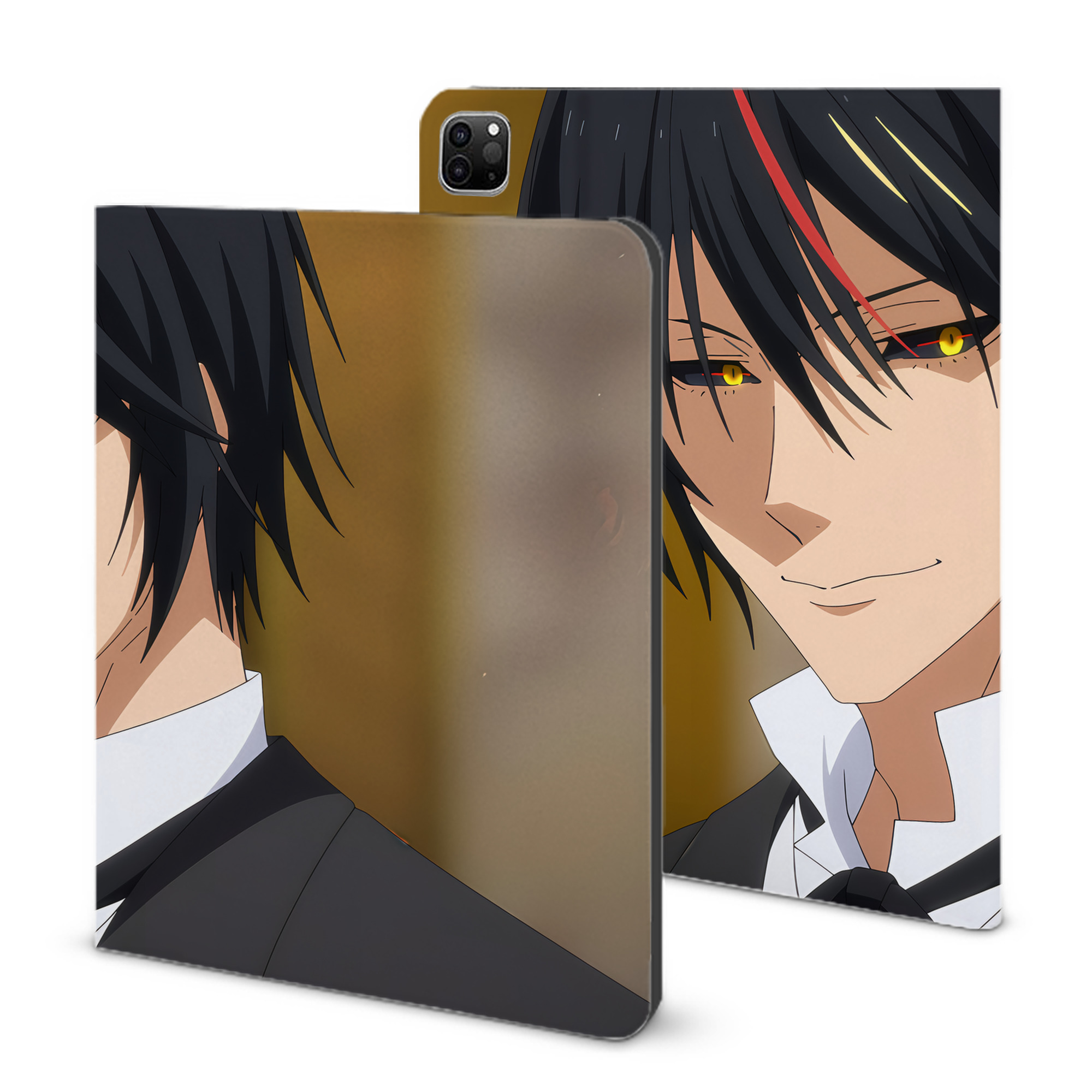 （画像用） 転スラ Regarding Reincarnated to Slime IPad ケース ブック型 PUレザー TPU 耐衝撃 軽量 薄型 ペン収納なし 全面保護 IPad 各モデル対応